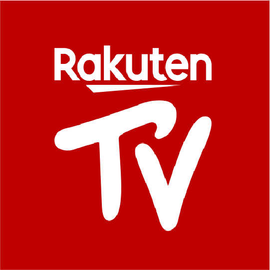 Logo ufficiale di Rakuten TV, servizio di video on demand.