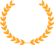 Logo con alloro del festival Les Vendanges du 7e Art a Pauillac, Francia, assegnato come Premio del Pubblico al film.